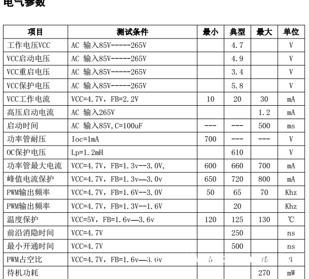 開關電源適配器芯片12V1ADK112低功耗驅(qū)動芯片電路設計(圖3)