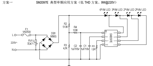 SM2097E典型應(yīng)用方案圖
