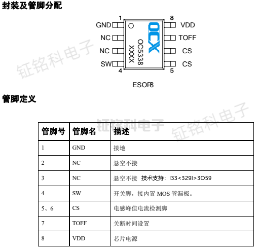 OC5338封裝及管腳分配.png